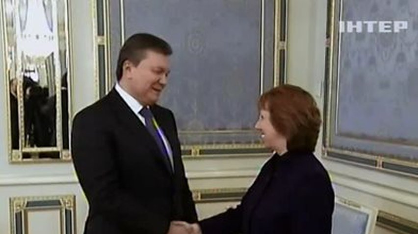 Виктор Янукович встретился с Кэтрин Эштон
