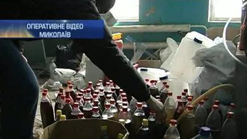 В Николаеве закрыли нелегальный винодельческий цех