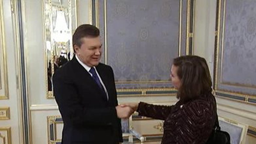 Президент Украины встретился с Викторией Нуланд