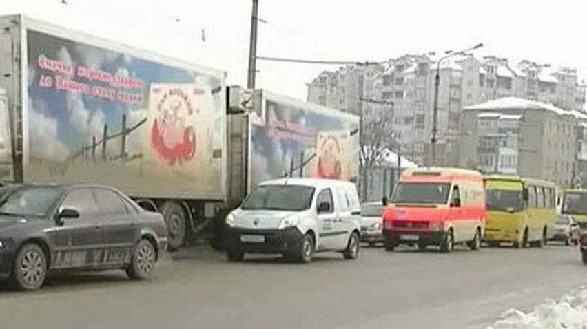 На Прикарпатье прошел ледяной дождь