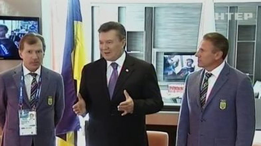 Виктор Янукович поддержал боевой дух украинских спортсменов