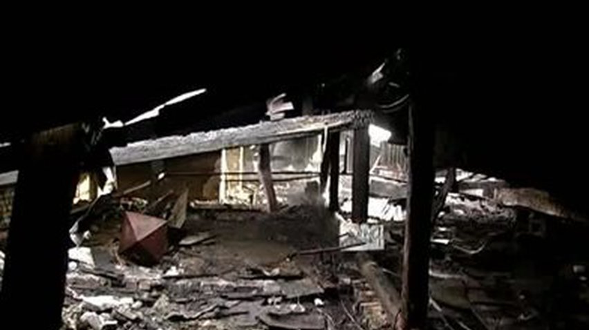В Луганске горела пятиэтажка