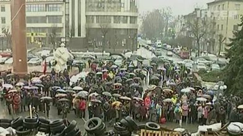 Сегодня в городах Украины прошли акции протеста