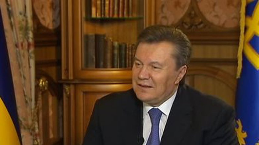 Янукович дал интервью Виталию Коротичу