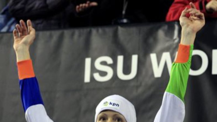 Сочи-2014: Голландская конькобежка Тер Морс завоевала "золото" в забеге на 1500 метров