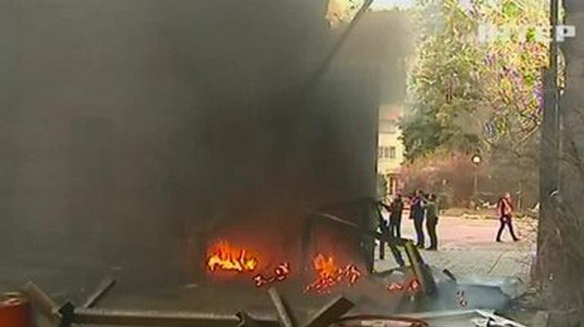Митингующие вновь захватили здание Киевсовета