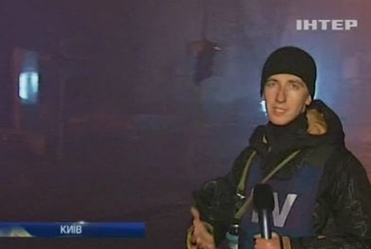 Корреспонденты "Интера" осмотрели улицы вблизи Майдана