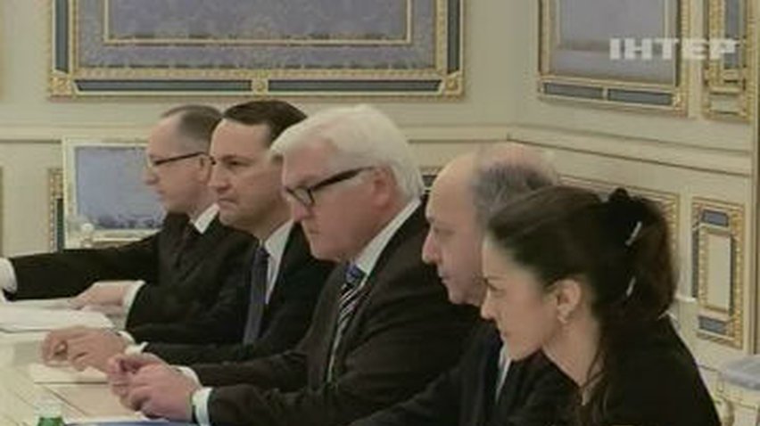 Янукович встретился с главами МИДа стран ЕС