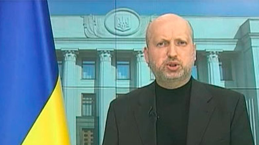 Турчинов выступил с обращением к украинцам