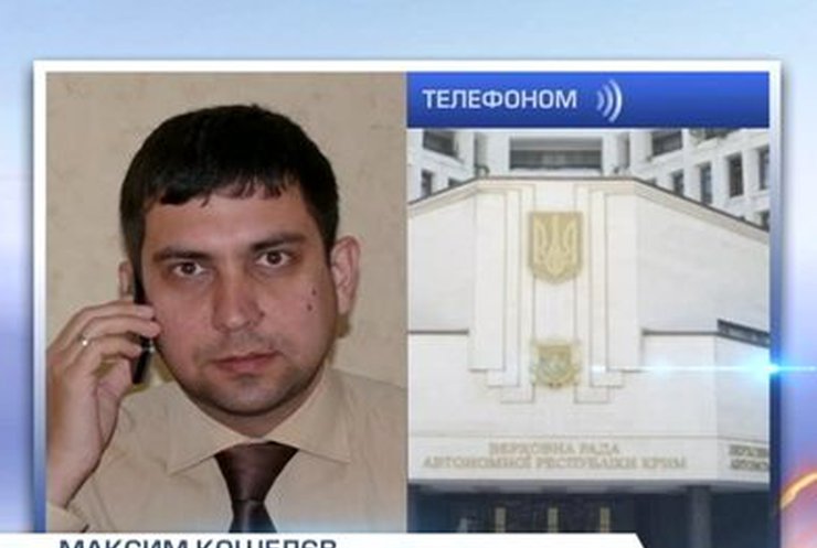 Неизвестные в униформе заняли здание крымского парламента