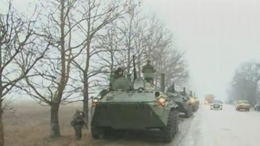 На дорогах в Крым установлены блокпосты