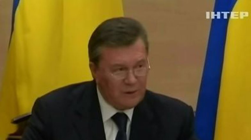 Янукович ответил на вопросы журналистов