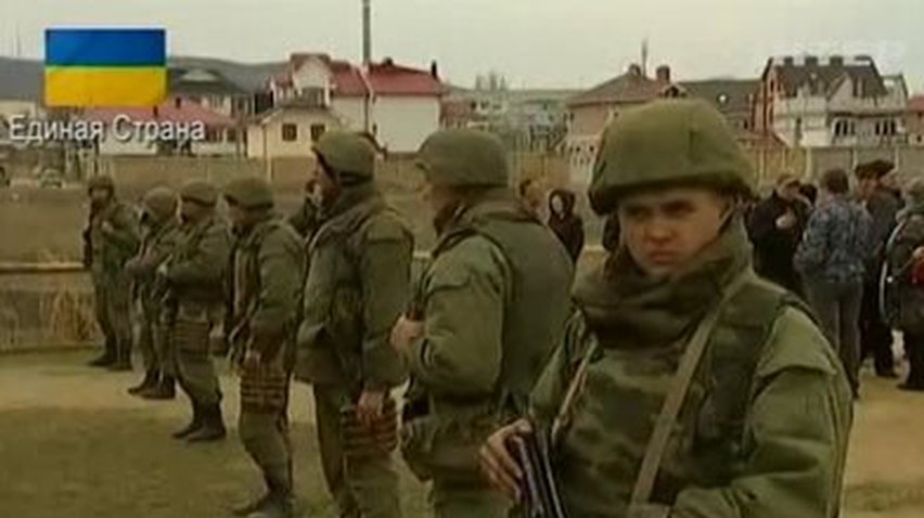 Военная часть в Феодосии находится в осаде российских военных