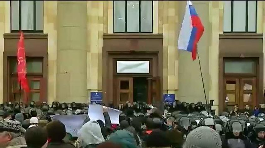 Харьковскую обладминистрацию пытались штурмовать