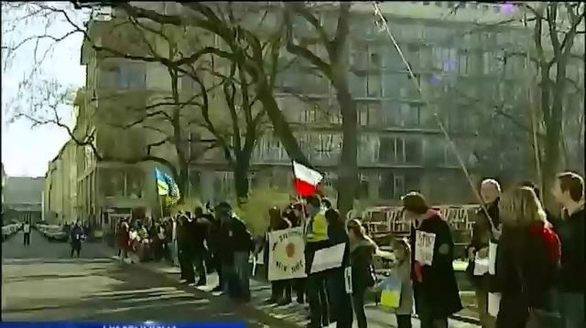 В Берлине прошла акция в поддержку Украины