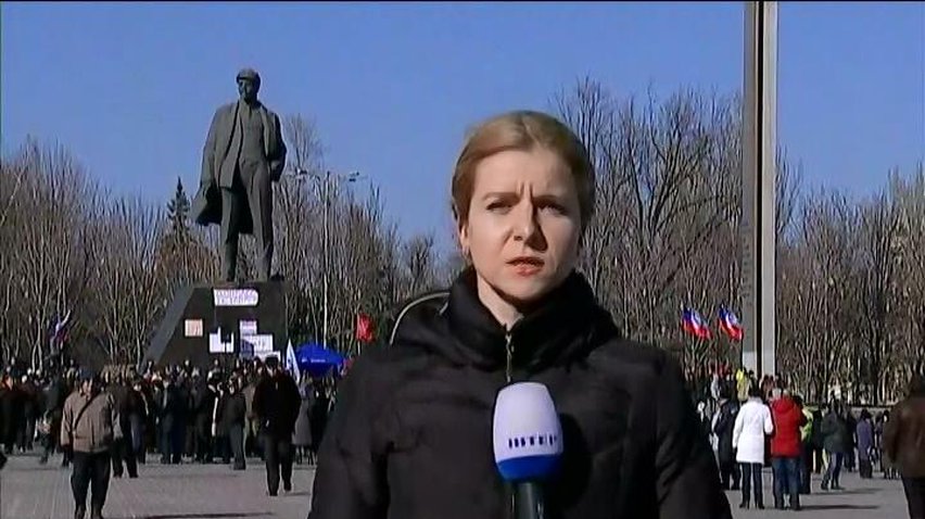 В Донецке проходит пророссийский митинг
