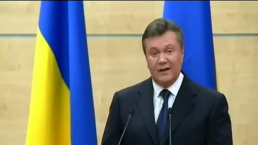 Янукович выступил с заявлением в Ростове-на-Дону