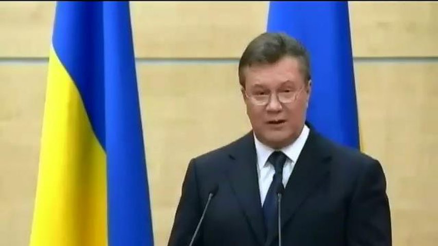 Виктор Янукович призвал международные силы не поддерживать экстремистов в Украине