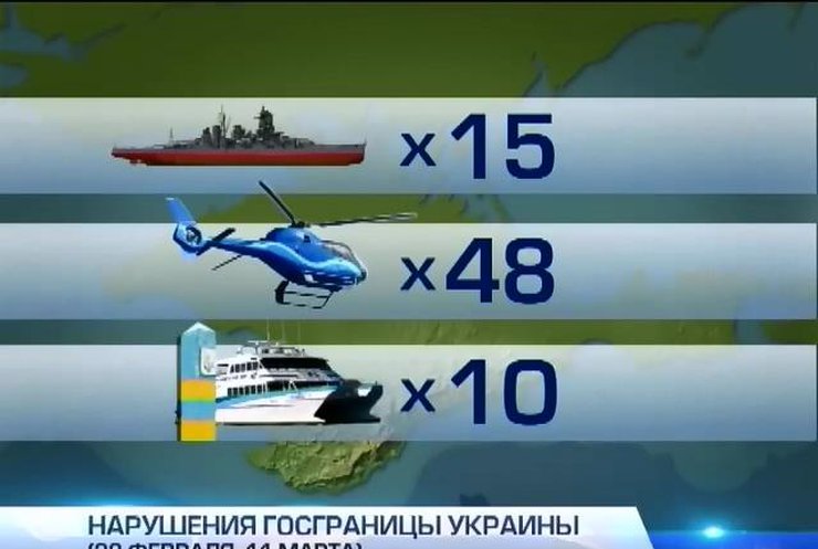 Пограничники насчитали 39 нарушений границы Россией
