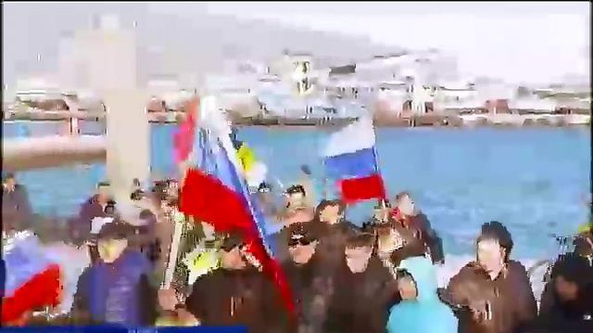 Митинг в Ялте завершился дракой