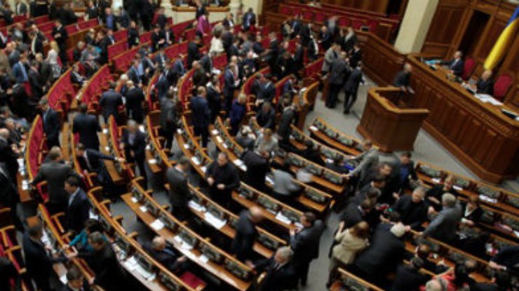 Рада ушла на перерыв до понедельника