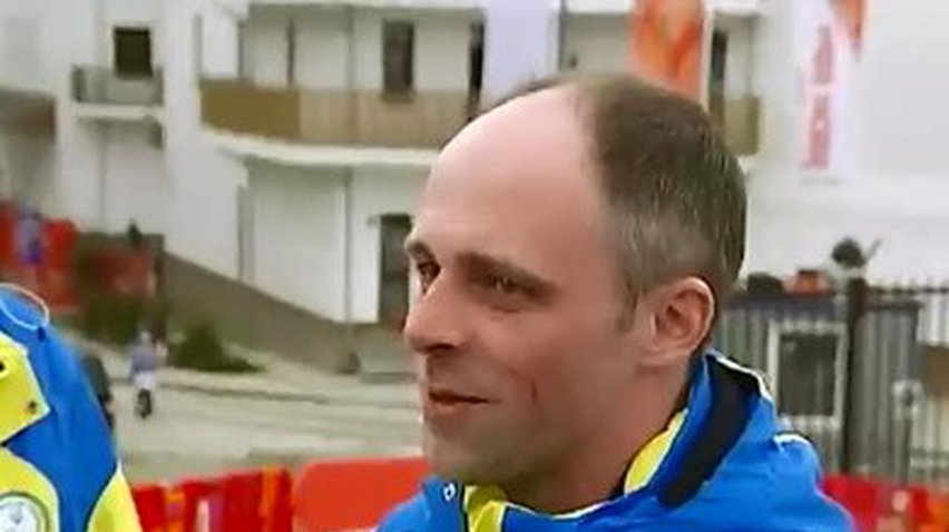Украинские спортсмены впервые показали свое мастерство в парасноуборде