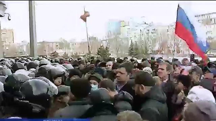 Власти пообещали жесткую реакцию на демонстрации в Донецке