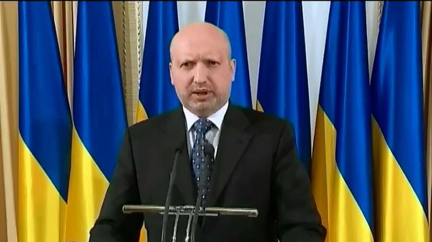 Турчинов заявил, что Украина не смирится с потерей Крыма