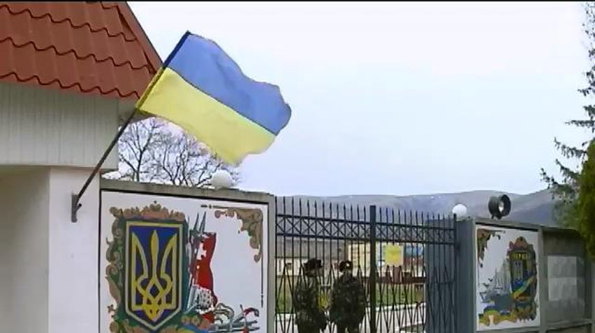 Российские военные захватили Феодосийский батальон морской пехоты