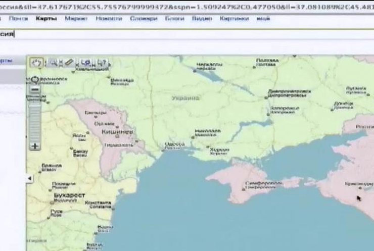 Крым и Севастополь включили в РФ на российских картах