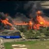 Пожар уничтожил жилой комплекс в Хьюстоне