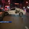 В центре Киева столкнулись сразу 4 машины