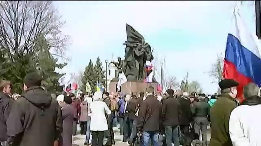 В Николаеве прошел пророссийский митинг