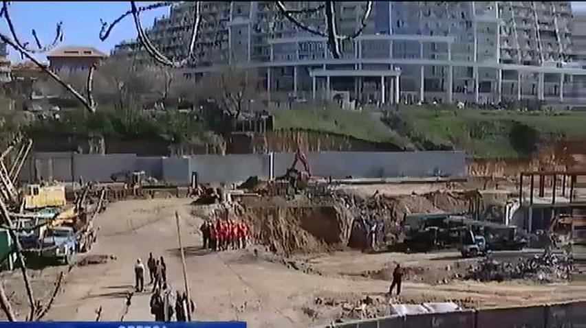 Одесские активисты штрумовали строительную площадку в Аркадии