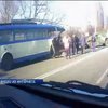 Вчера в Крыму "Тигр" врезался в троллейбус