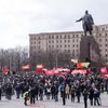 Сепаратисты в Харькове разделились на два митинга