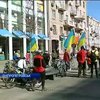 Днепропетровские активисты ударили велопробегом по сепаратизму