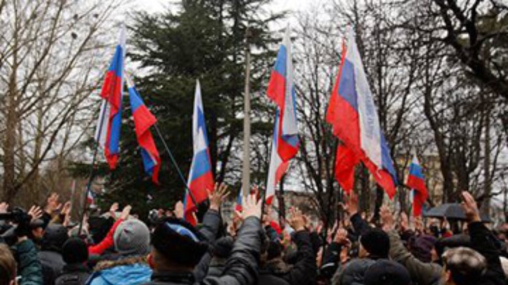 В Николаеве 300 пророссийских активистов митинговали за федерализацию