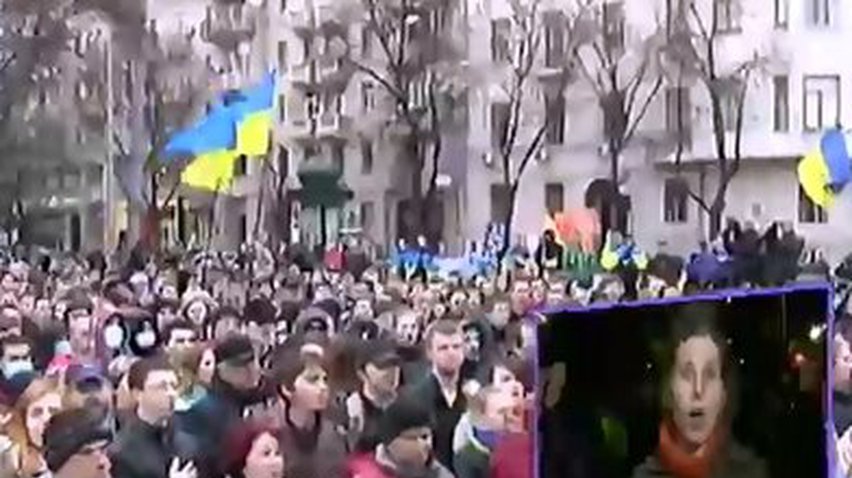 Сторонники единства Украины собрались на митинг в Харькове