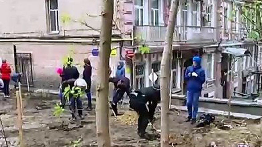 Жители многоэтажек вблизи Майдана решили соорудить сквер имени Небесной сотни