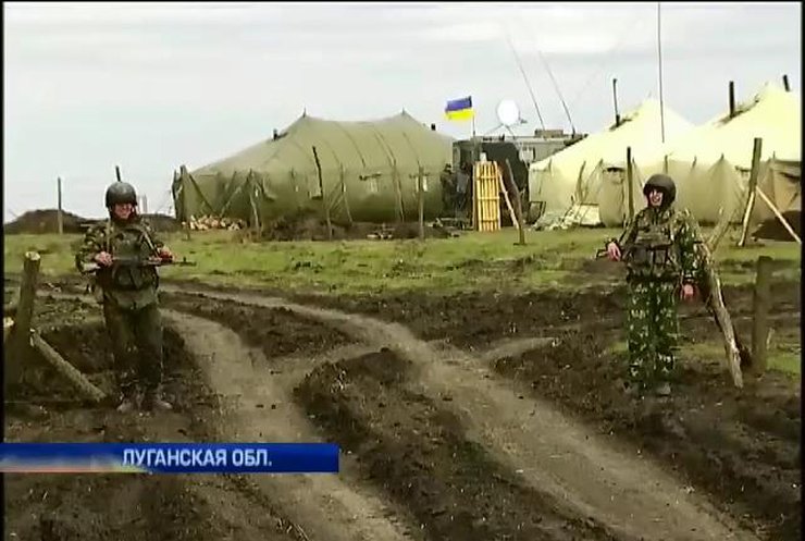 В лесах Луганщины украинские военные организовали свой лагерь