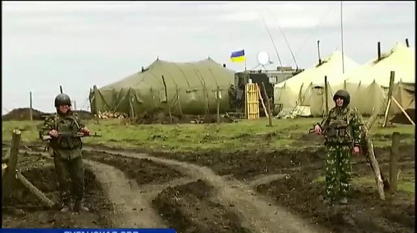В лесах Луганщины украинские военные организовали свой лагерь