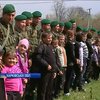 Уже месяц пограничники с западной Украины живут в селе на Харьковщине
