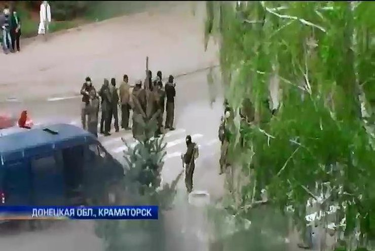 Сепаратисты похитили начальника милиции Краматорска (видео)