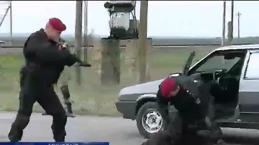 Николаевская милиция тренировалась задерживать сепаратистов