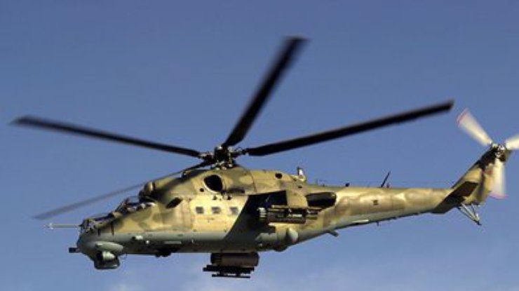 Террористы в Славянске сбили военный вертолет Ми-24