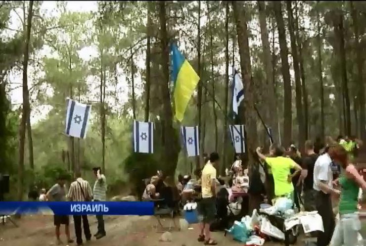 Раненные майдановцы отметили день независимости Израиля
