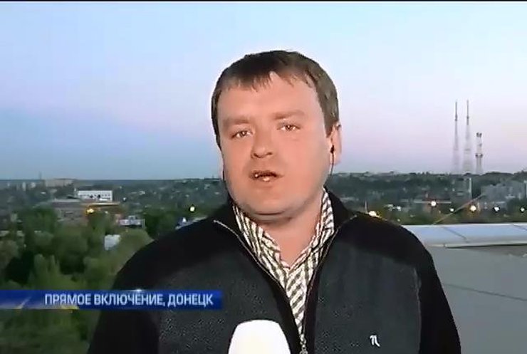 Боевики блокируют воинскую часть в Донецке (видео)