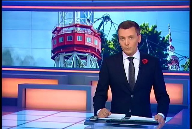После пожара у телецентра в Киеве усилили охрану (видео)