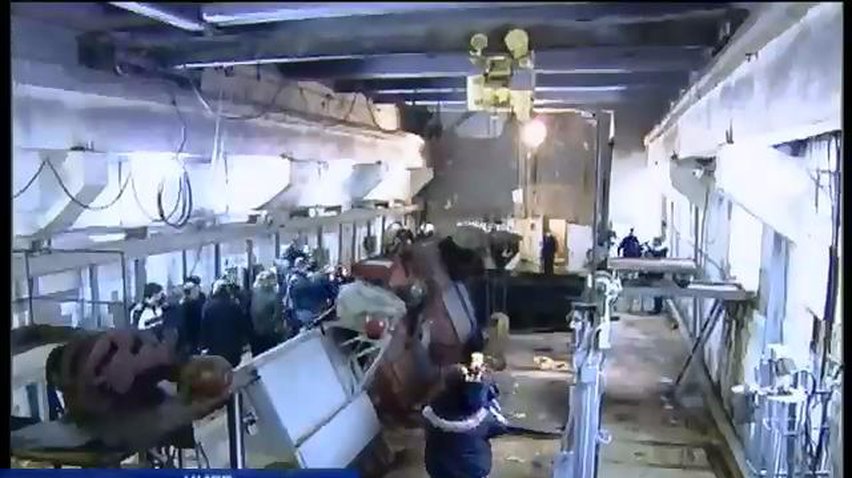 В Киеве пытались захватить водоканал (видео)